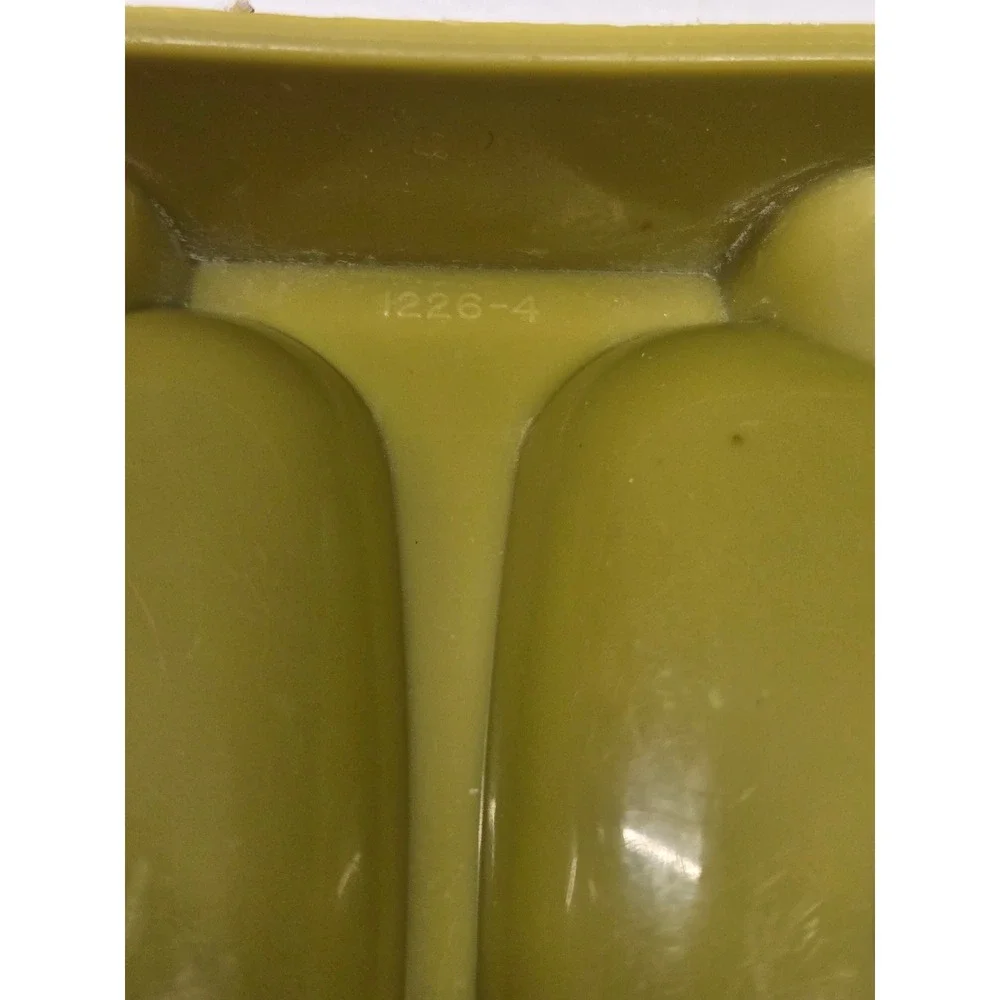 Vintage Tupperware Avocado Green Ice spoon Stand Base 1226-4